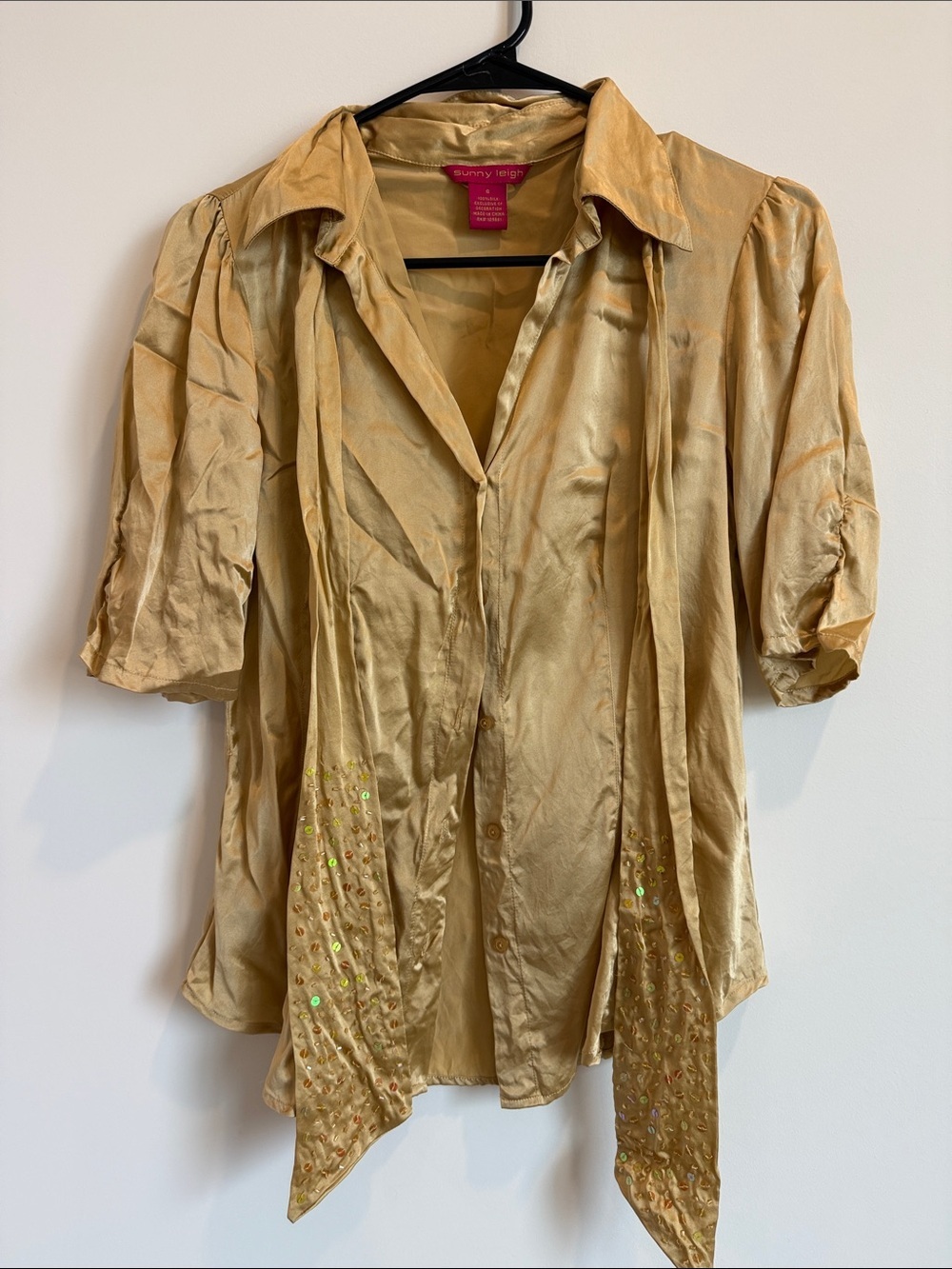 Vintage Silk sunny Leigh blouse